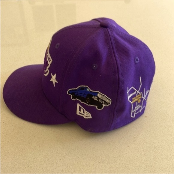 Lakers New Era Fitted Cap Size 7 - Picture 6 of 13